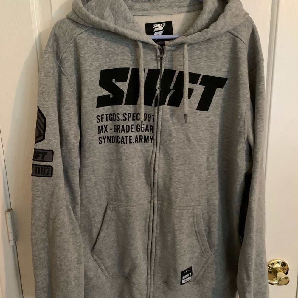 Shift zip up hoodie